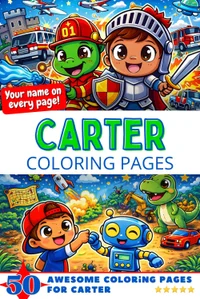 Carter Coloring Book Cover