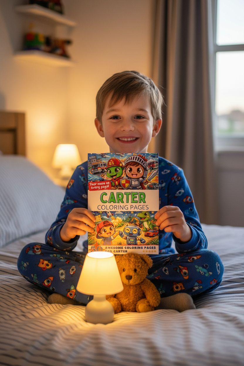 Carter personal coloring pages
