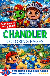 Chandler Coloring Book Cover