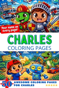 Charles Coloring Book Cover