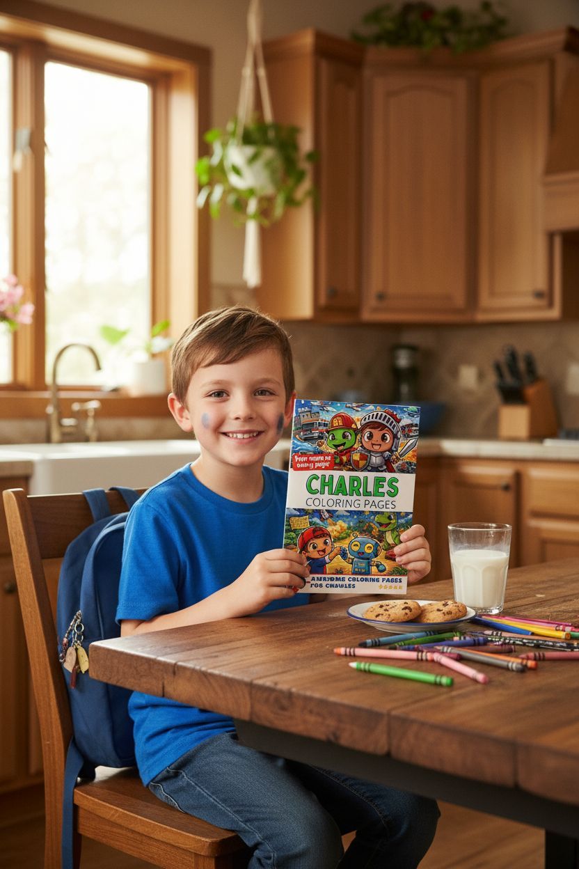 Charles personal coloring pages