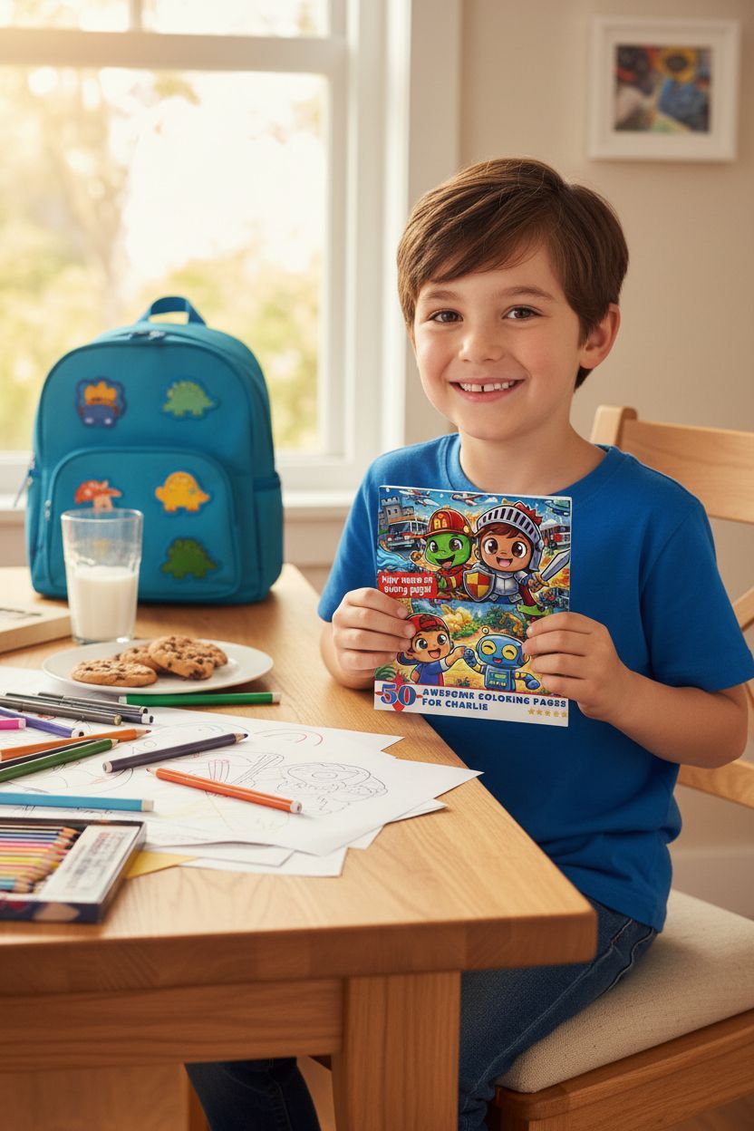 Charlie personal coloring pages