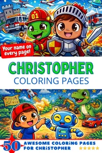 Christopher Coloring Book Cover