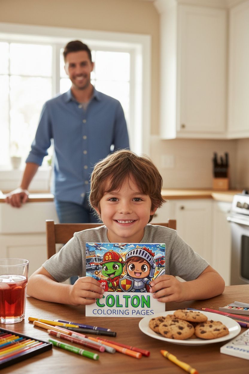 Colton personal coloring pages