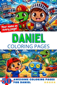 Daniel Coloring Book Cover