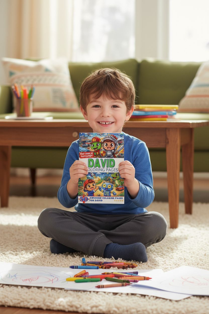 David personal coloring pages