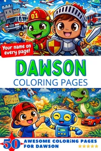 Dawson Coloring Book Cover