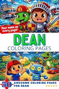 Dean Coloring Book Cover