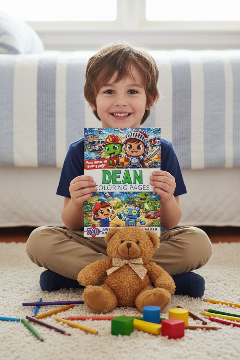 Dean personal coloring pages