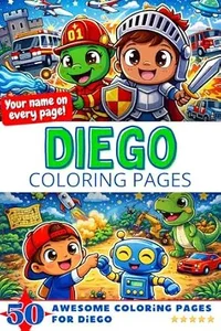 Diego Coloring Book Cover