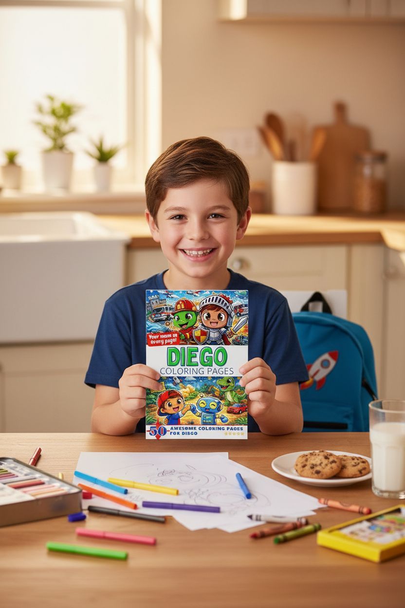 Diego personal coloring pages