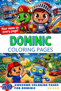 Dominic Coloring Book Cover
