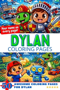 Dylan Coloring Book Cover