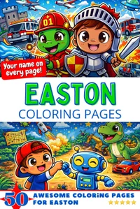 Easton Coloring Book Cover