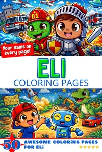 Eli Coloring Book Cover