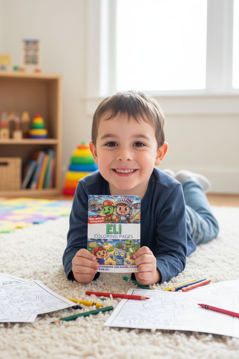 Eli personal coloring pages