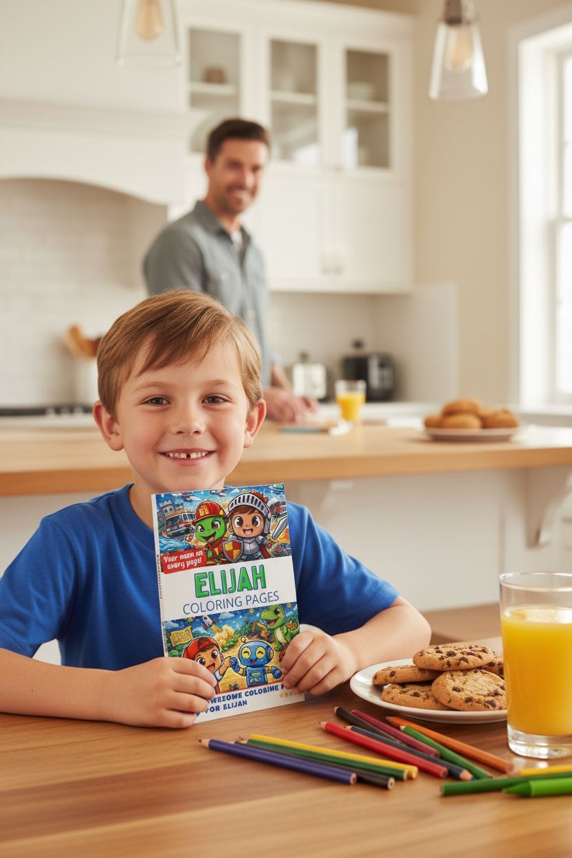 Elijah personal coloring pages