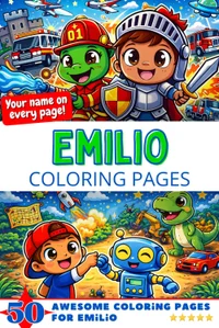 Emilio Coloring Book Cover