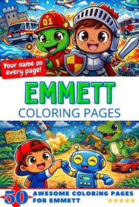 Emmett Coloring Book Cover