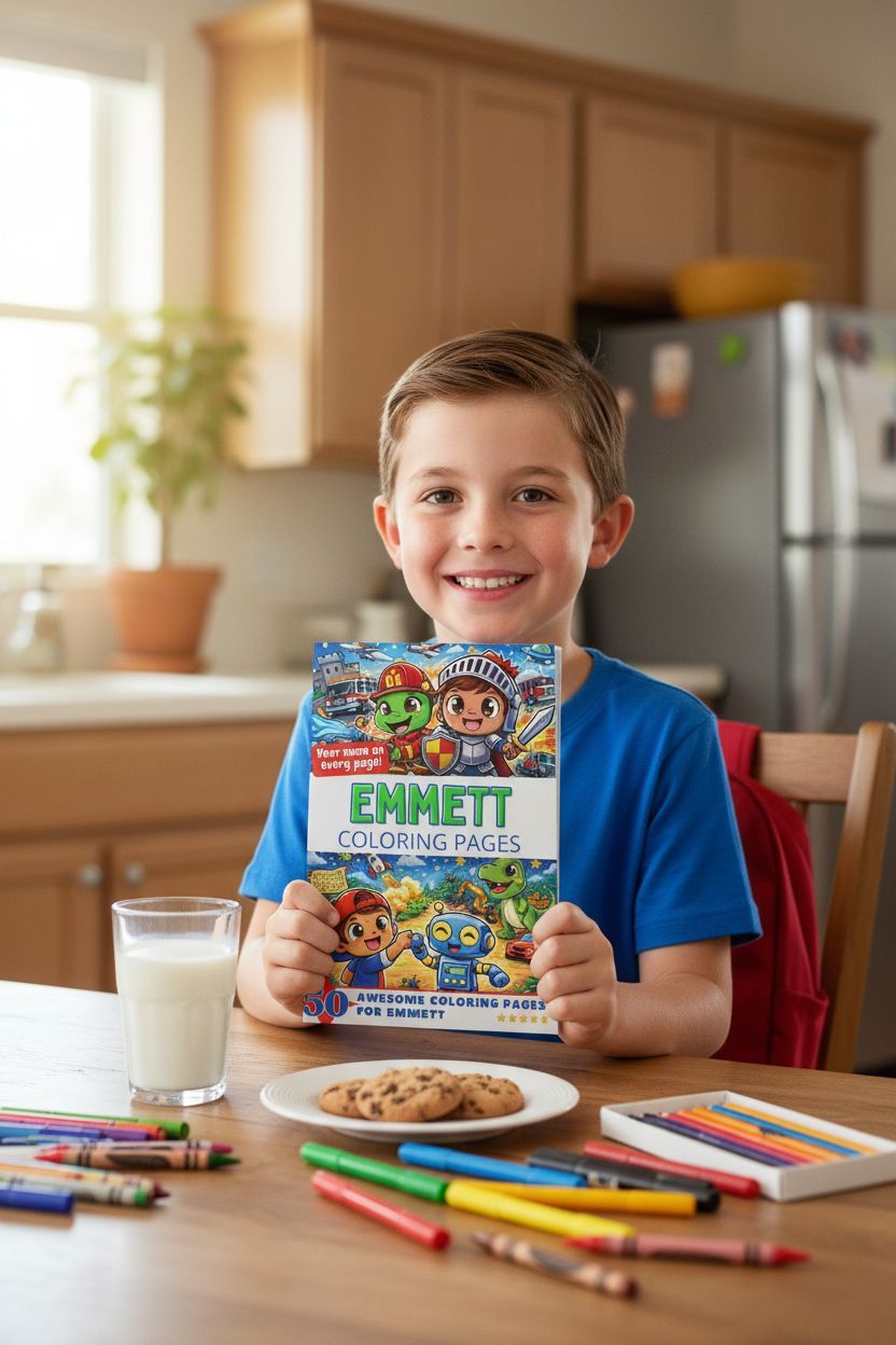 Emmett personal coloring pages