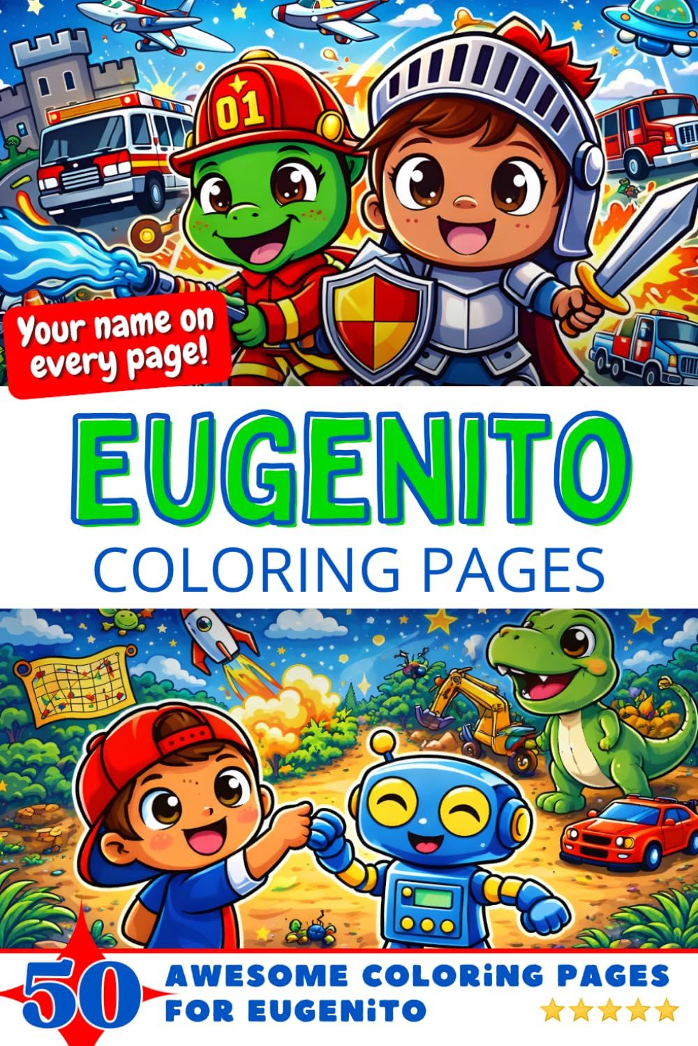 Eugenito Coloring Book Cover