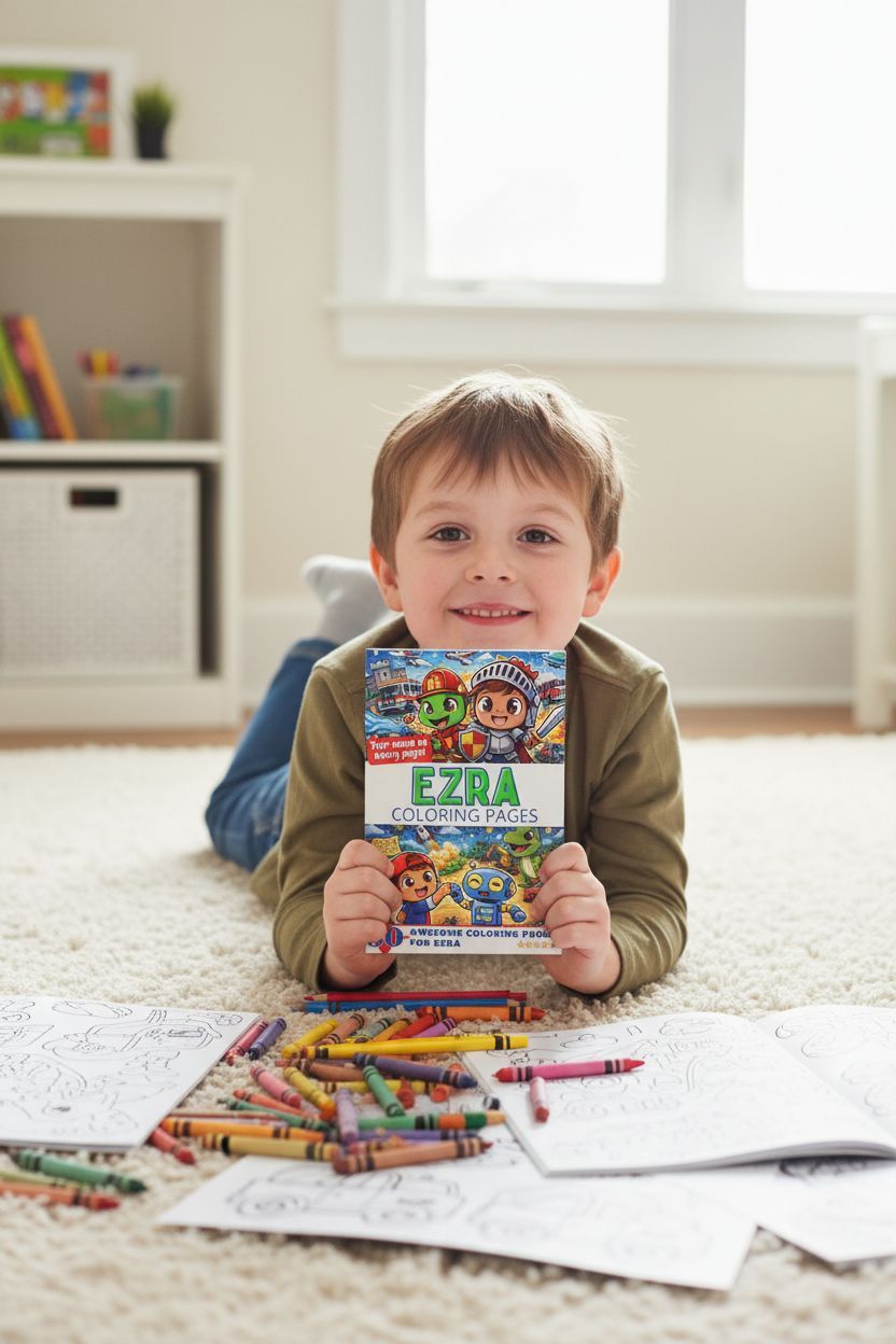 Ezra personal coloring pages