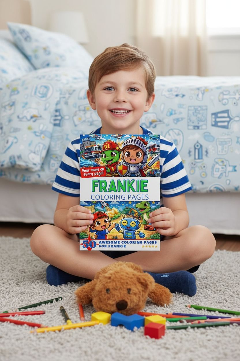 Frankie personal coloring pages