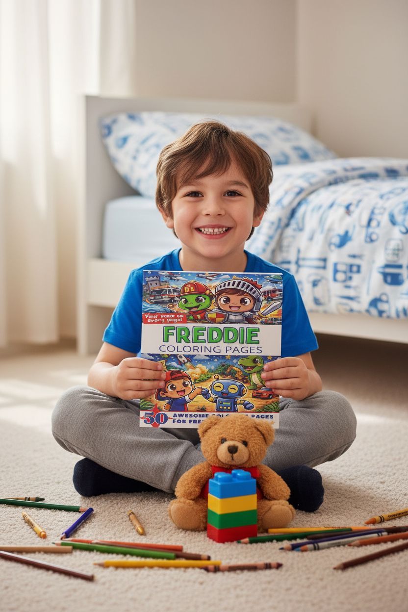 Freddie personal coloring pages