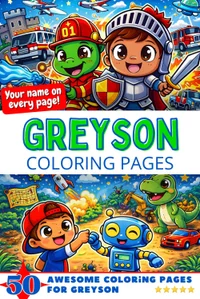 Greyson Coloring Book Cover