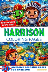 Harrison Coloring Book Cover