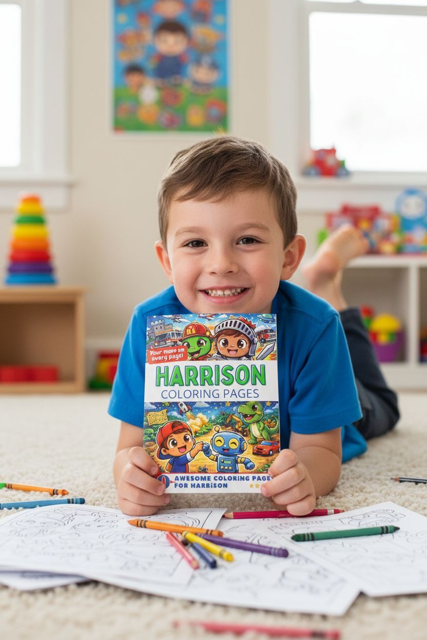 Harrison personal coloring pages