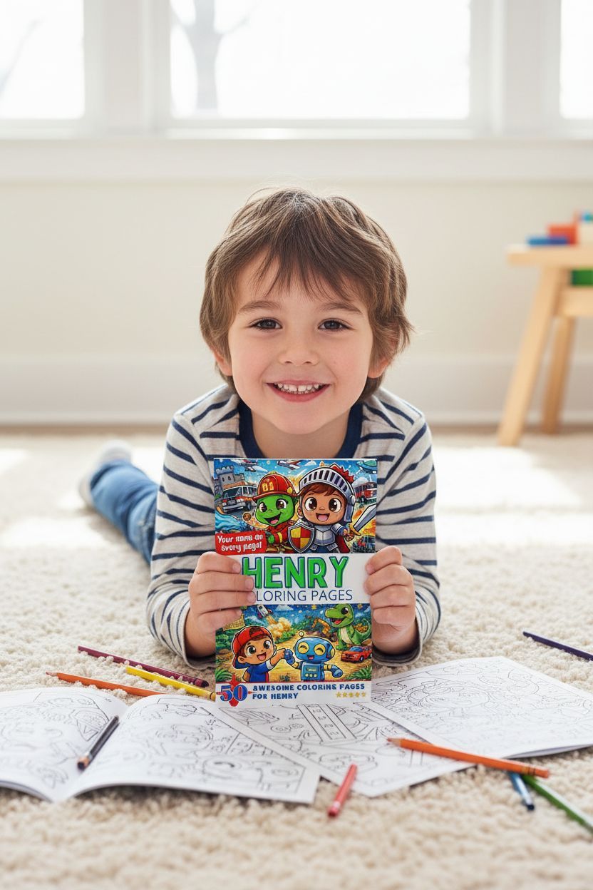 Henry personal coloring pages