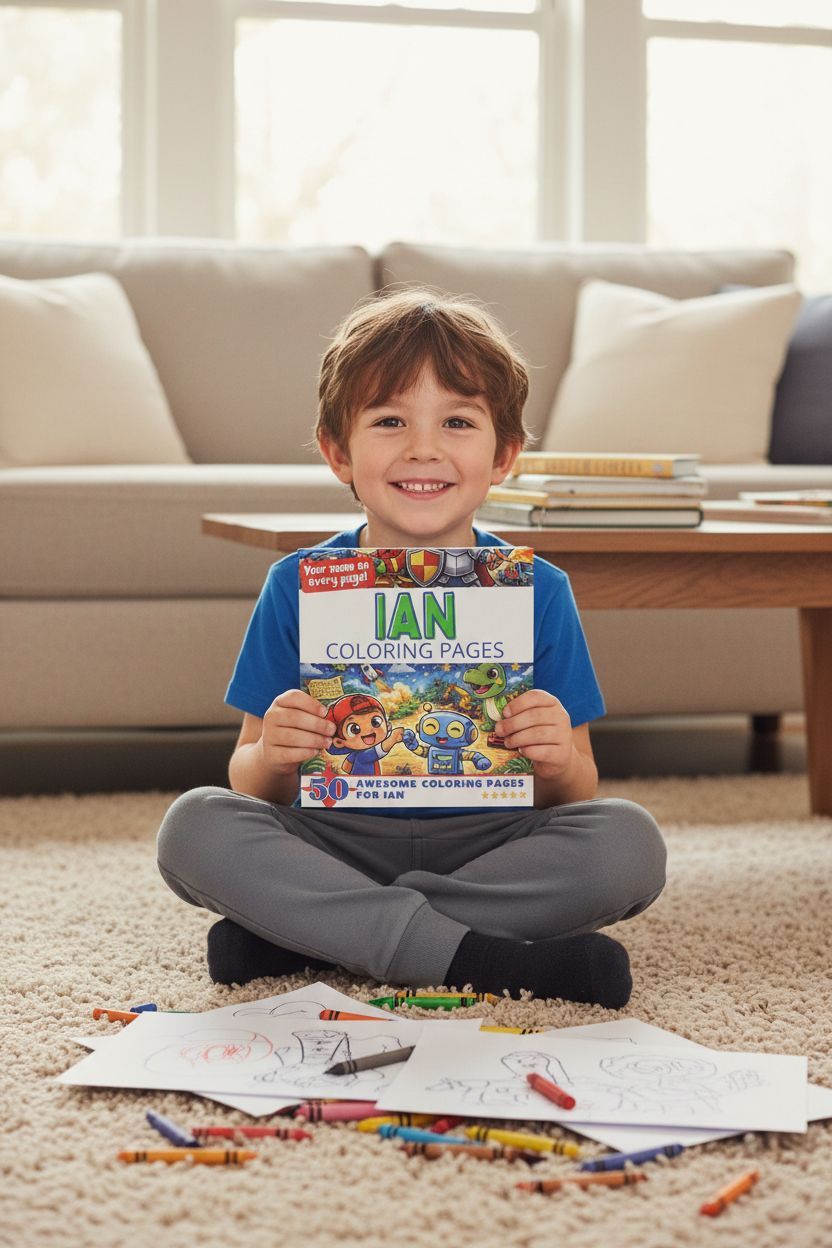Ian personal coloring pages