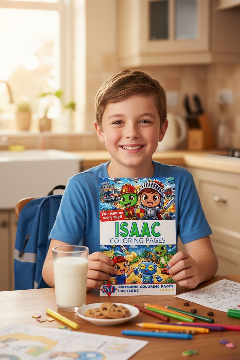 Isaac personal coloring pages