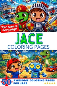 Jace Coloring Book Cover
