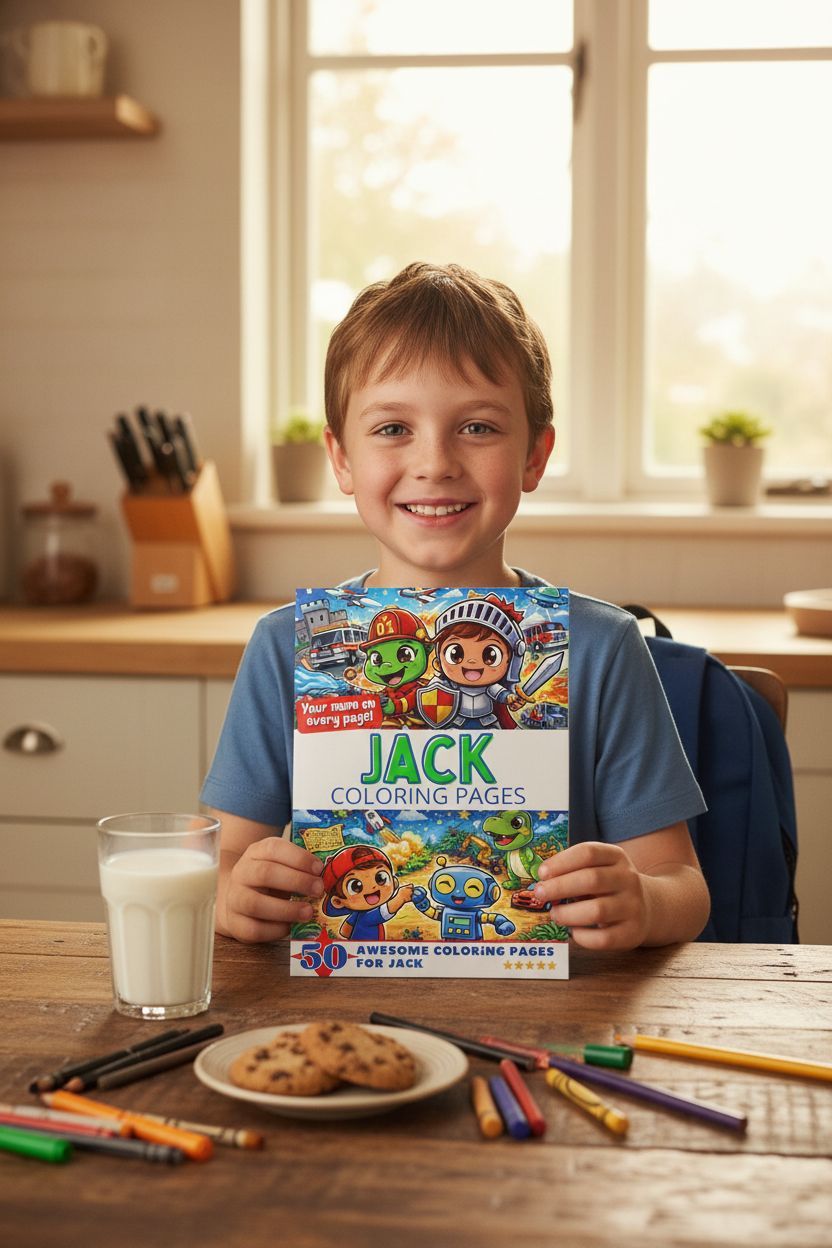Jack personal coloring pages