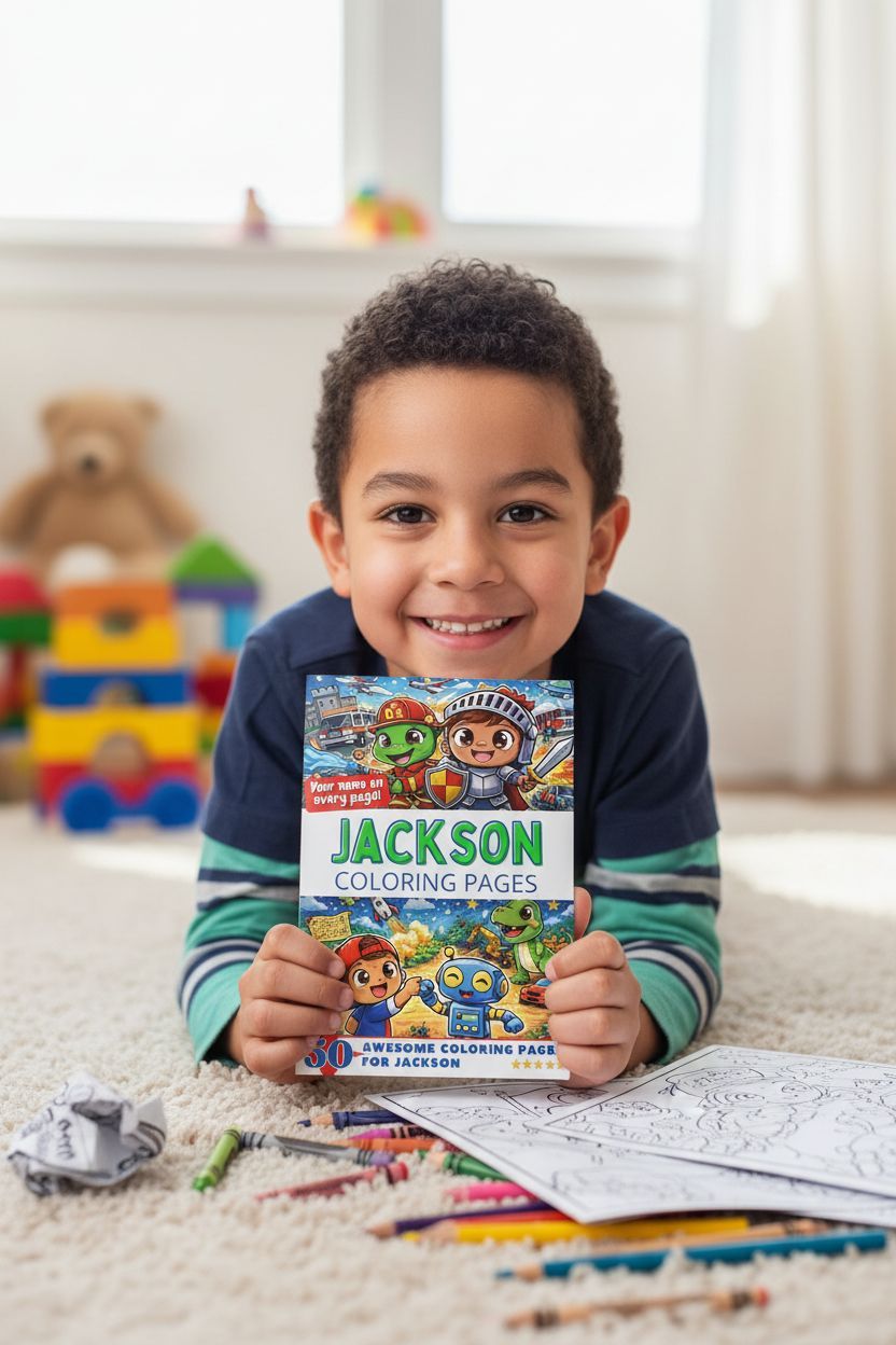 Jackson personal coloring pages