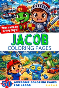 Jacob Coloring Book Cover