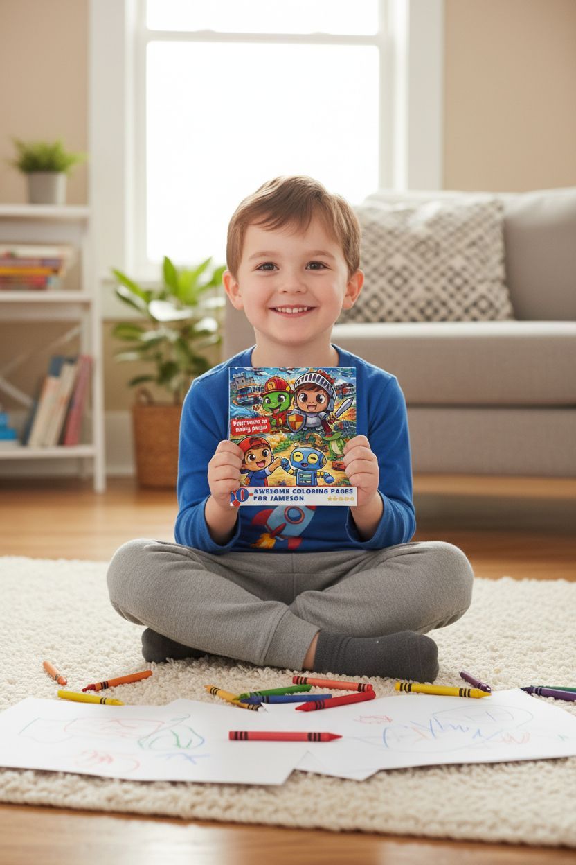 Jameson personal coloring pages