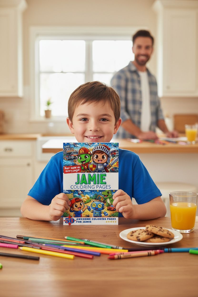 Jamie personal coloring pages
