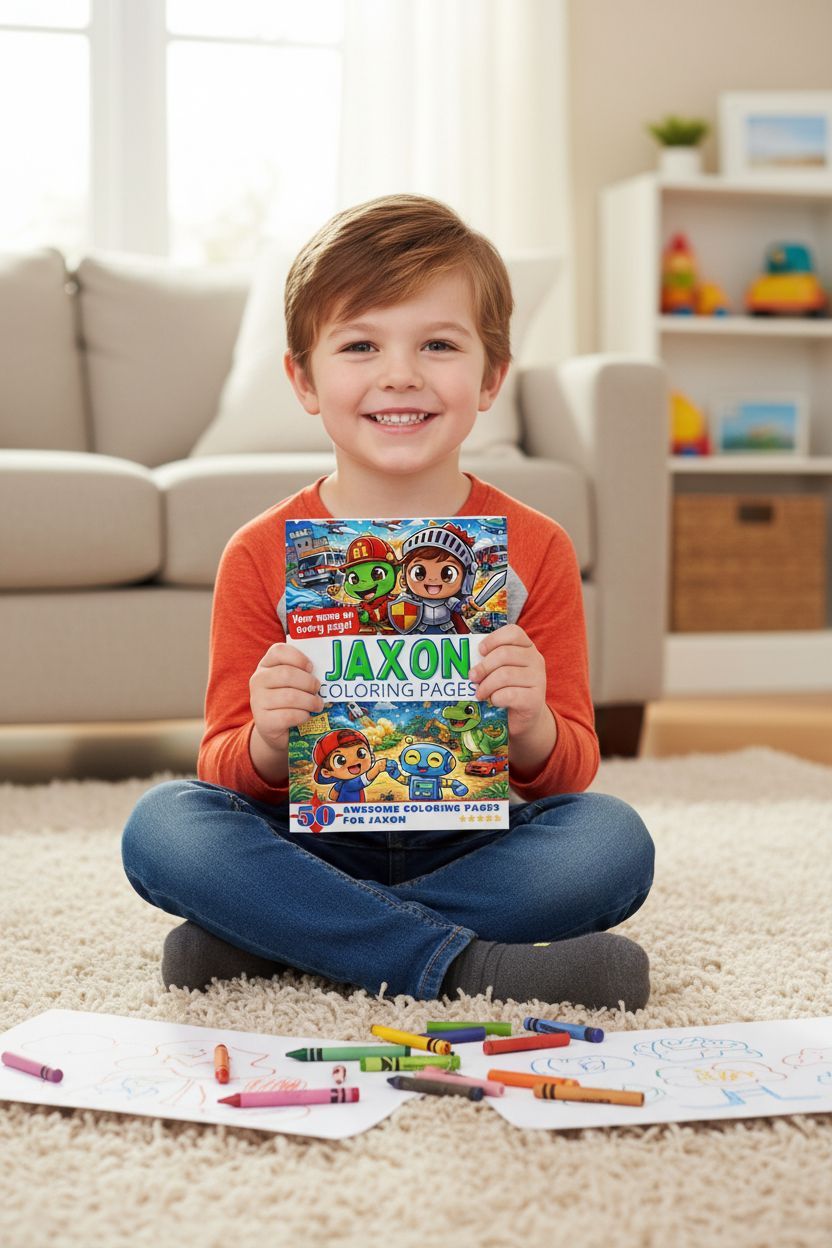 Jaxon personal coloring pages