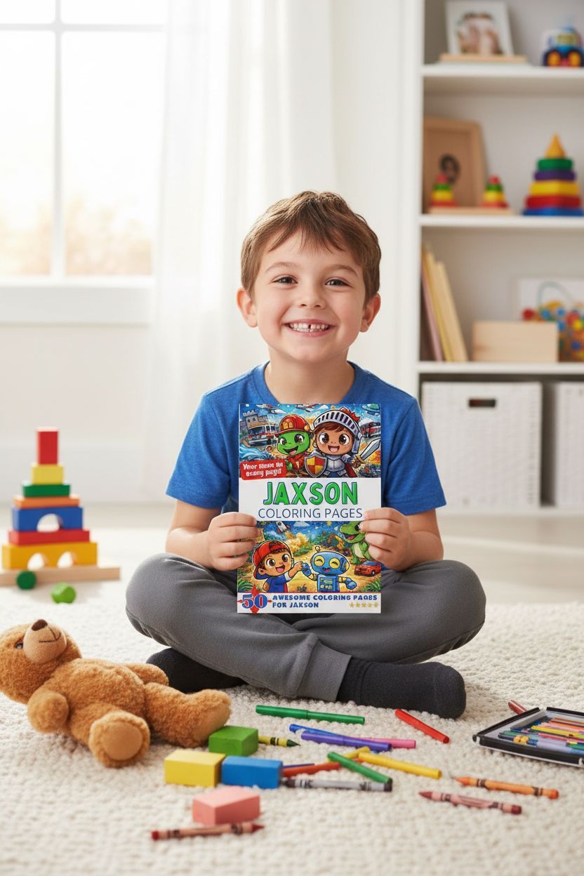 Jaxson personal coloring pages