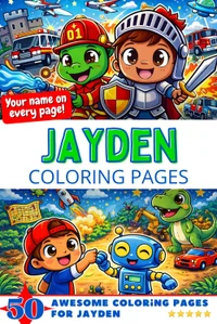 Jayden Coloring Book Cover