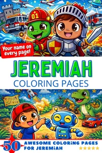 Jeremiah Coloring Book Cover