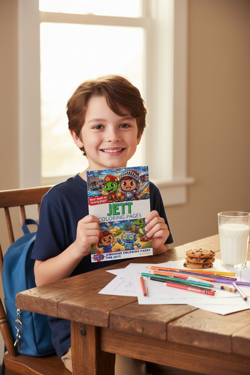 Jett personal coloring pages