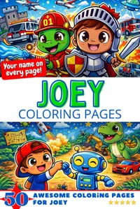 Joey Coloring Book Cover