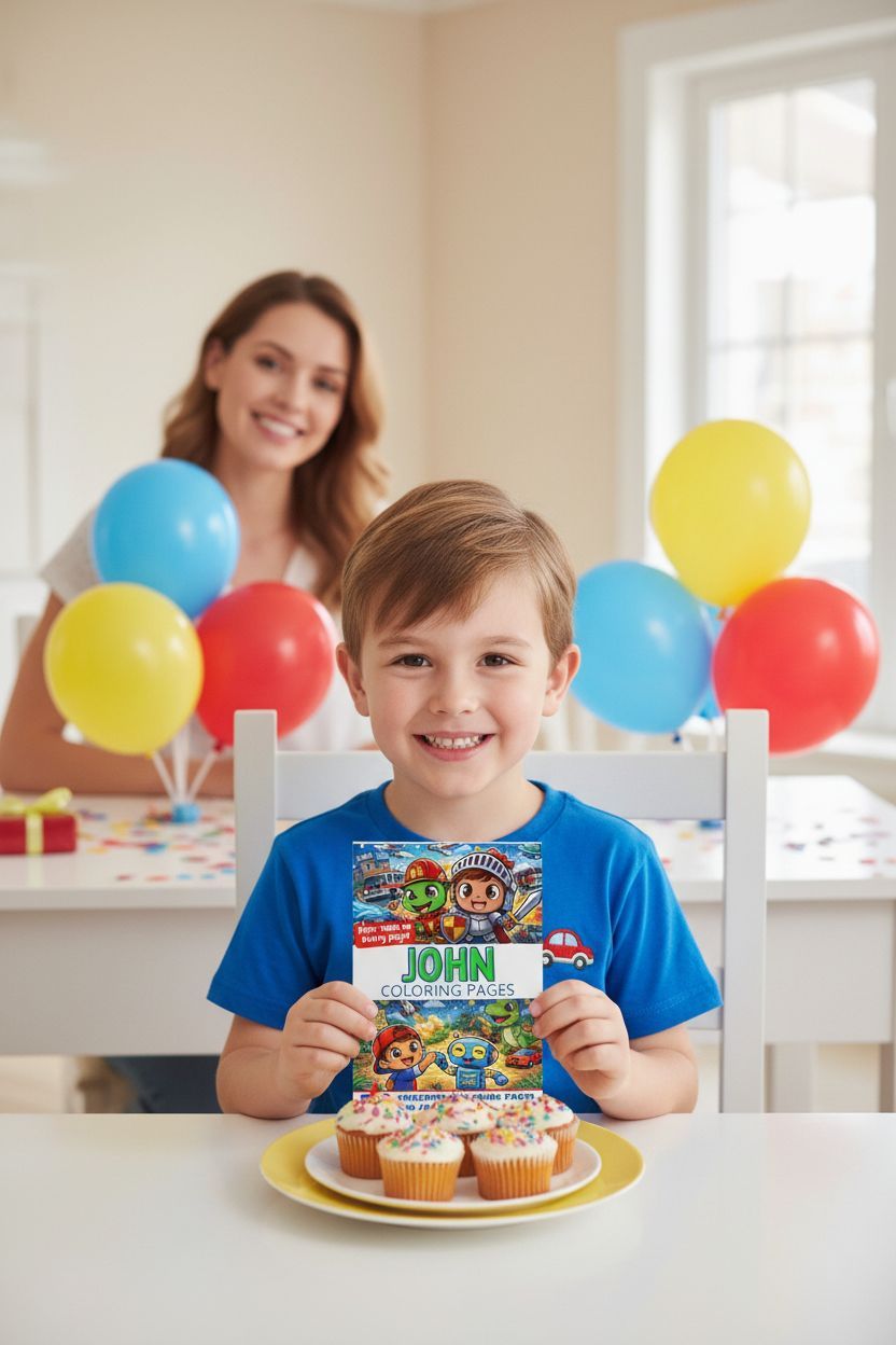John coloring book in use