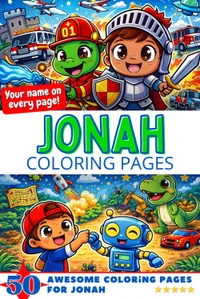 Jonah Coloring Book Cover
