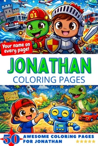 Jonathan Coloring Book Cover