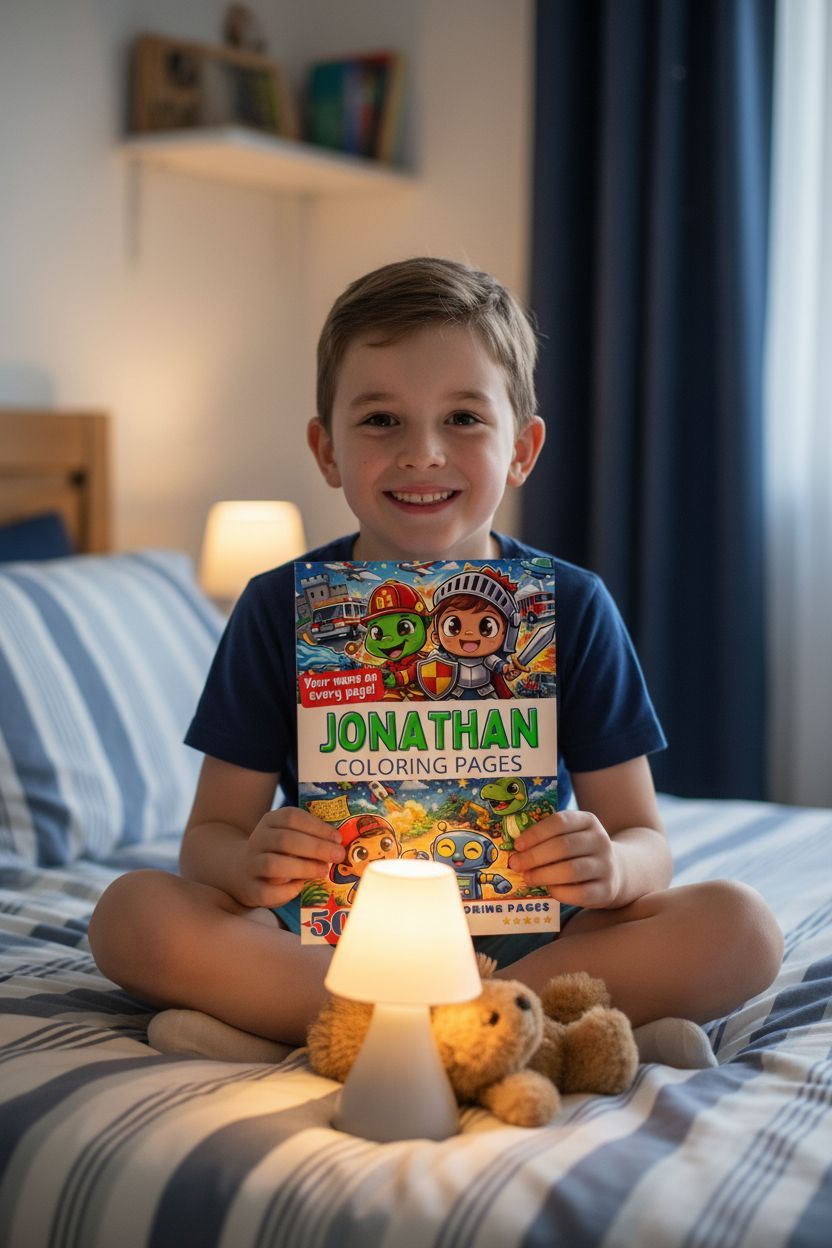 Jonathan personal coloring pages